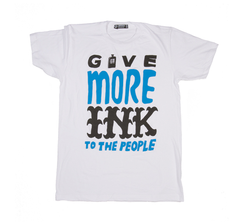 Give More Ink Blue